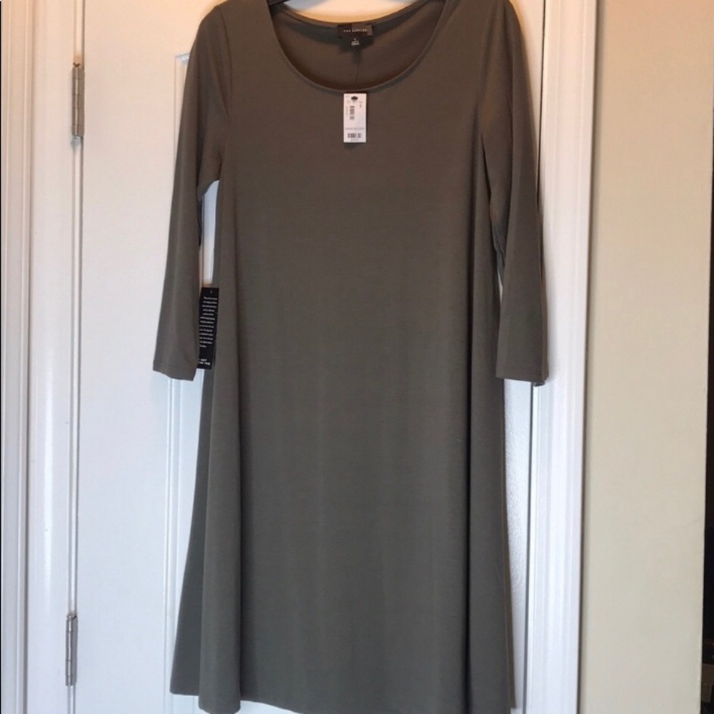 The Limited Swing Dress (Olive Green)